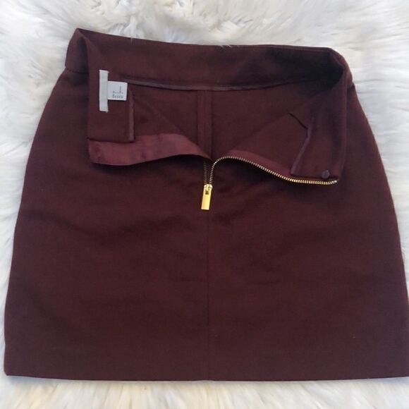 H&M Burgundy Mini Skirt - Picture 3 of 6